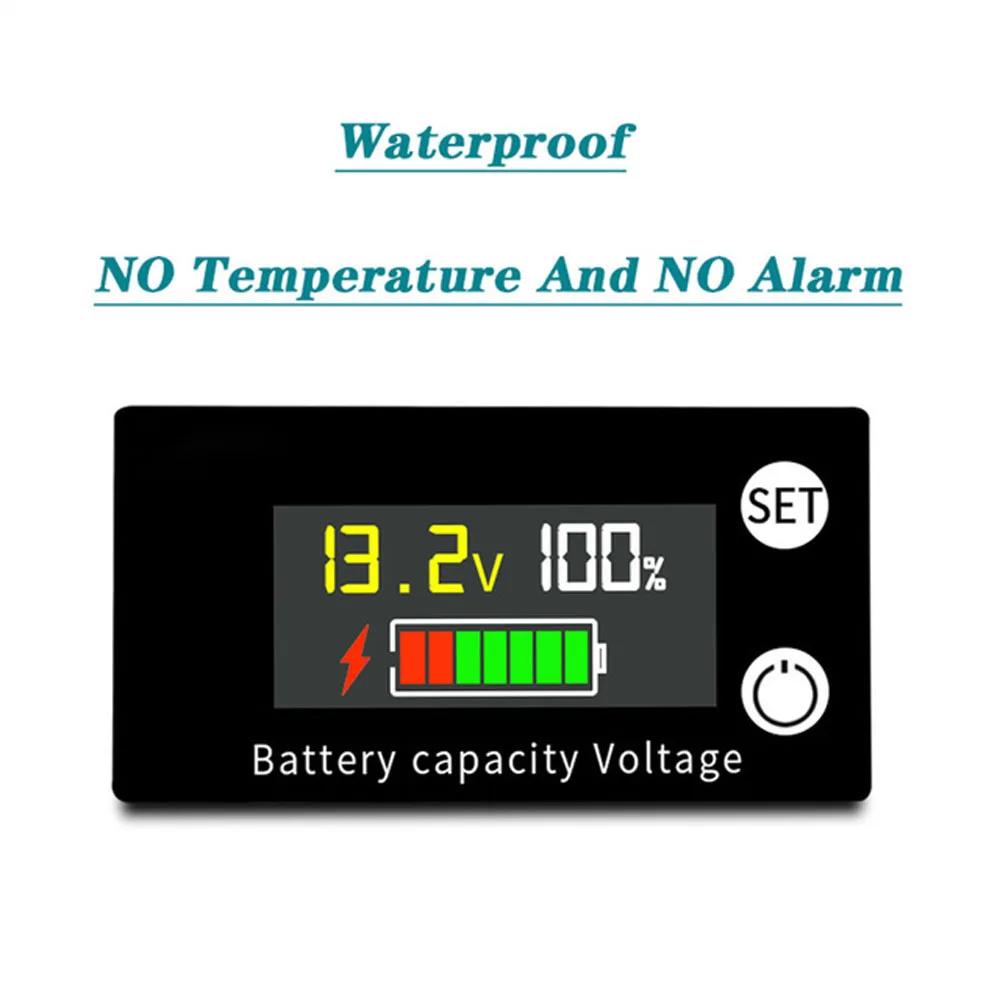 鉛蓄電池,LiFePo4,8v-100v,電圧計12v 24v 48v 72v 6133a