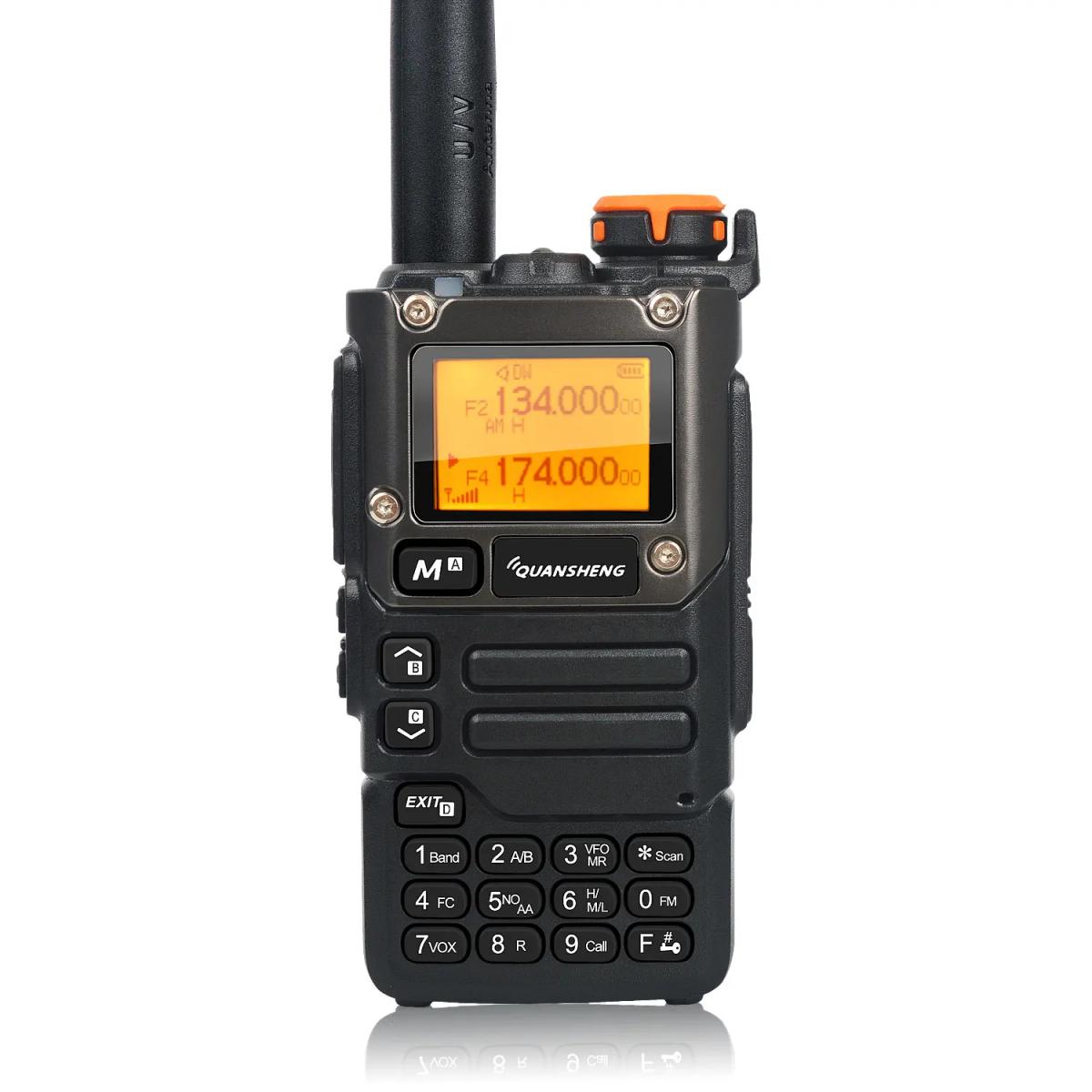 Quanshengウォーキートーキーバンド50-600mhz hf rx UV-K5(8) 136-600mhz uhf vhf tx fm Kenbler noaa周波数スキャンコピーdtmfラジオ