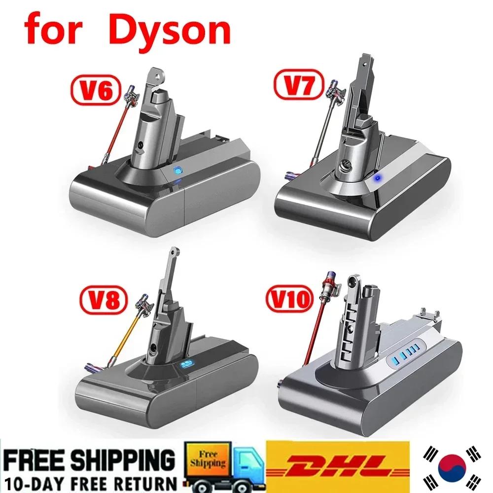 Dyson、絶対ふわふわ動物プロ、v6、v7、v8、v10、11シリーズ、sv07、sv09、sv10、sv12、dc62用の充電式バッテリー