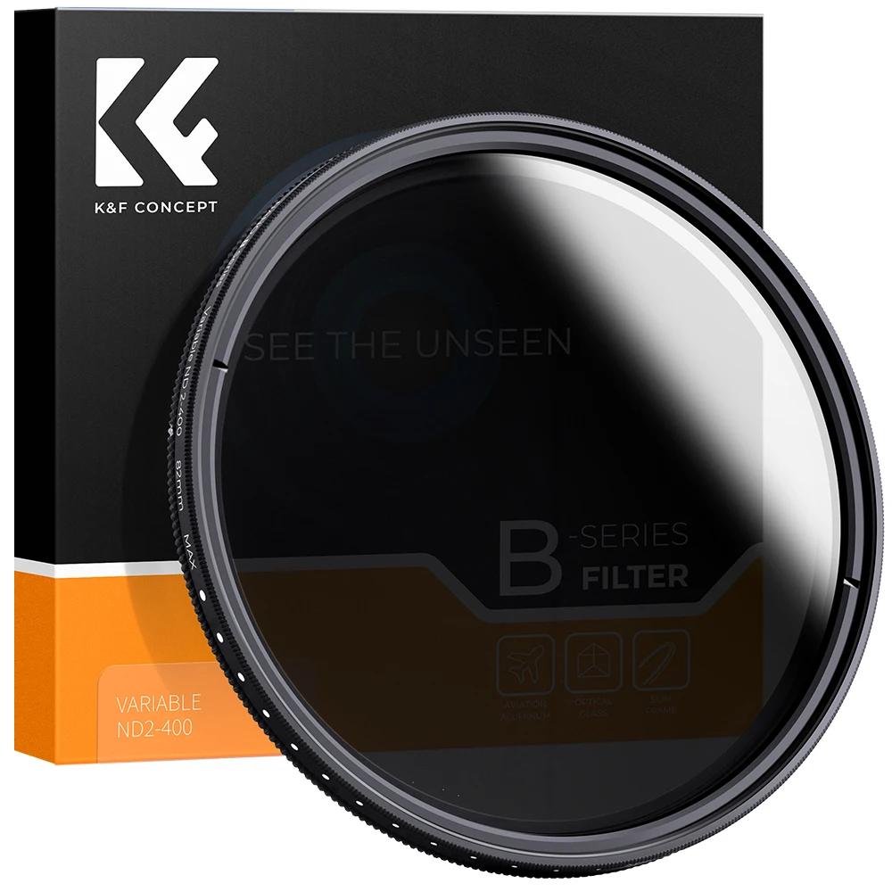 K & fコンセプトフィルター,58mm, 82mm,nd2,nd400,9ストップ,bシリーズ,37mm, 40.5mm, 43mm, 46mm, 49mm 52mm, 55mm, 77mm, 62mm, 72mm