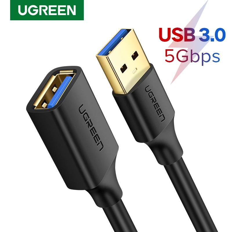 Ugreen-ミニUSB拡張ケーブル,スマートラップトップ用USB 3.0ケーブル,TV,コンピューター,TVボックス,1回のssd usb 3.0,2.0拡張コード,高速