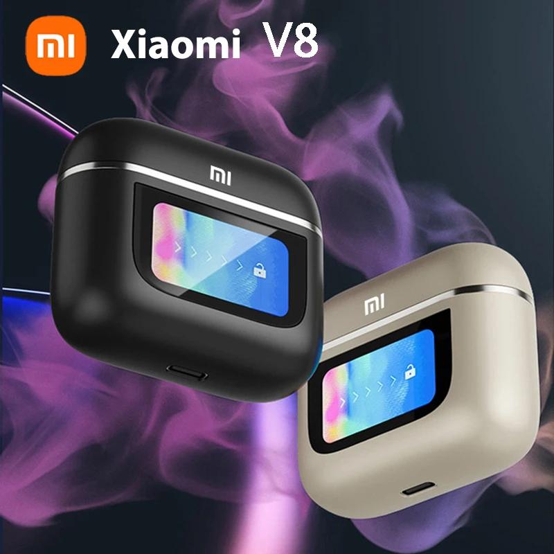 Xiaomi tws v8 anc + encイヤホン真のワイヤレスBluetoothノイズキャンセリングヘッドフォンインイヤータッチスクリーンヘッドセットマイク付き