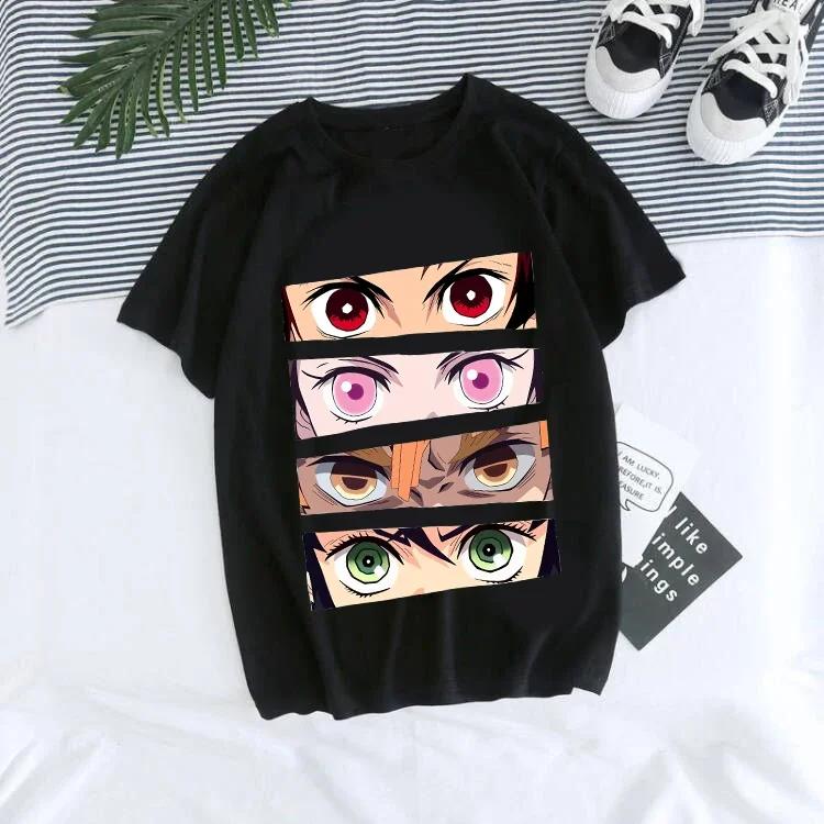 女性用アニメーションTシャツ,タンジロウ,カマド,キメツノヤイバ,ニゾコ,unisk,kaus