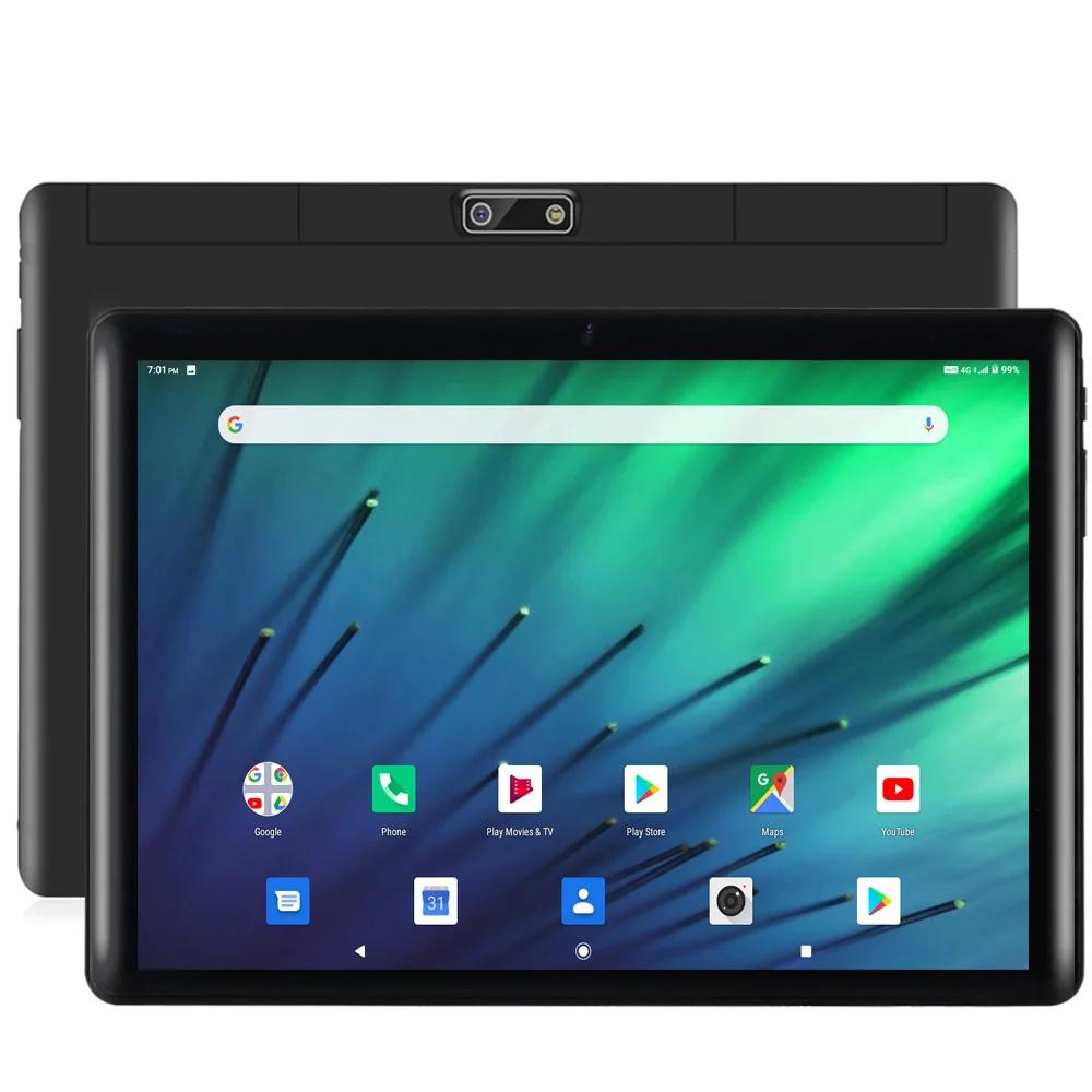 オクタコアタブレットPC,デュアルカメラ,Bluetooth,電話,wifi,グローバルバージョン,4GB RAM, 64GB ROM, Google Play, 10.1インチ