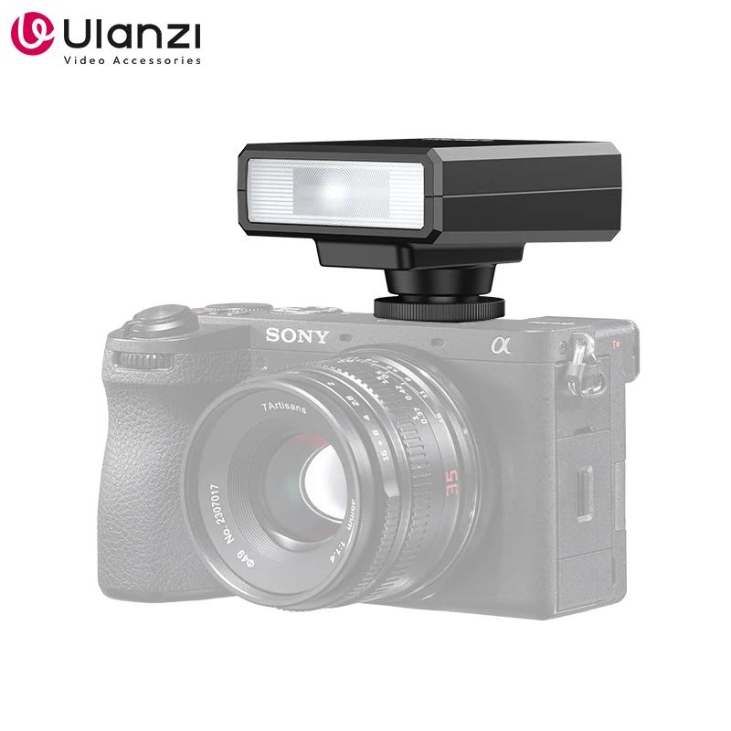 Speedlite Ulanzi-F12カメラフラッシュ,Canon, Nikon, Panasonic,Android,Solid,Benmpus,dslr,gn12,5600k用の標準靴マウント