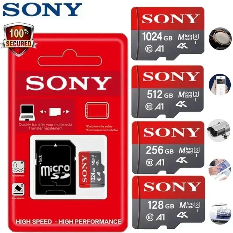 Sony-mini高速メモリーカード、マイクロSDカード、クラス10、tfフラッシュメモリ、mecard c10、32GB、64GB、128GB、256GB、u3、4k