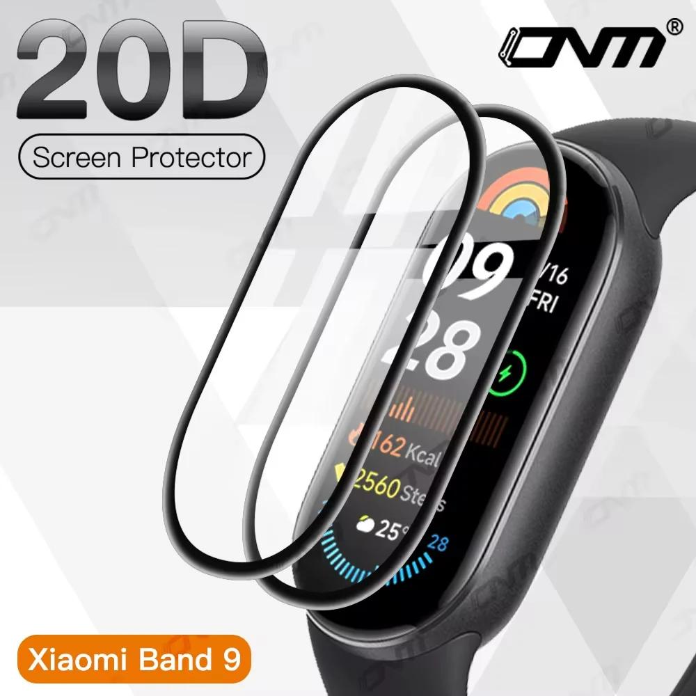 Xiaomi Mi Band 9用のHDスクリーンプロテクター,引っかき傷防止保護フィルム,フレキシブル,ソフト,アクセサリー,ガラスではなく,20d