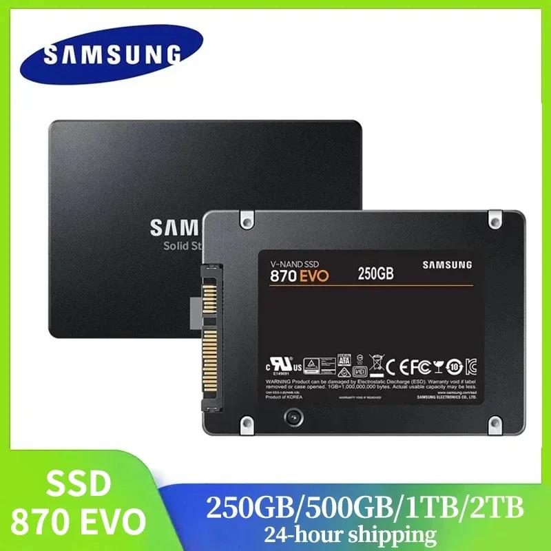 Samsung-内蔵SSD,SATA 870.5インチ,テラバイトGB,テラバイトGB,250GB,500GBの新しい電話,2.5インチ,ラップトップ,デスクトップ,mlc