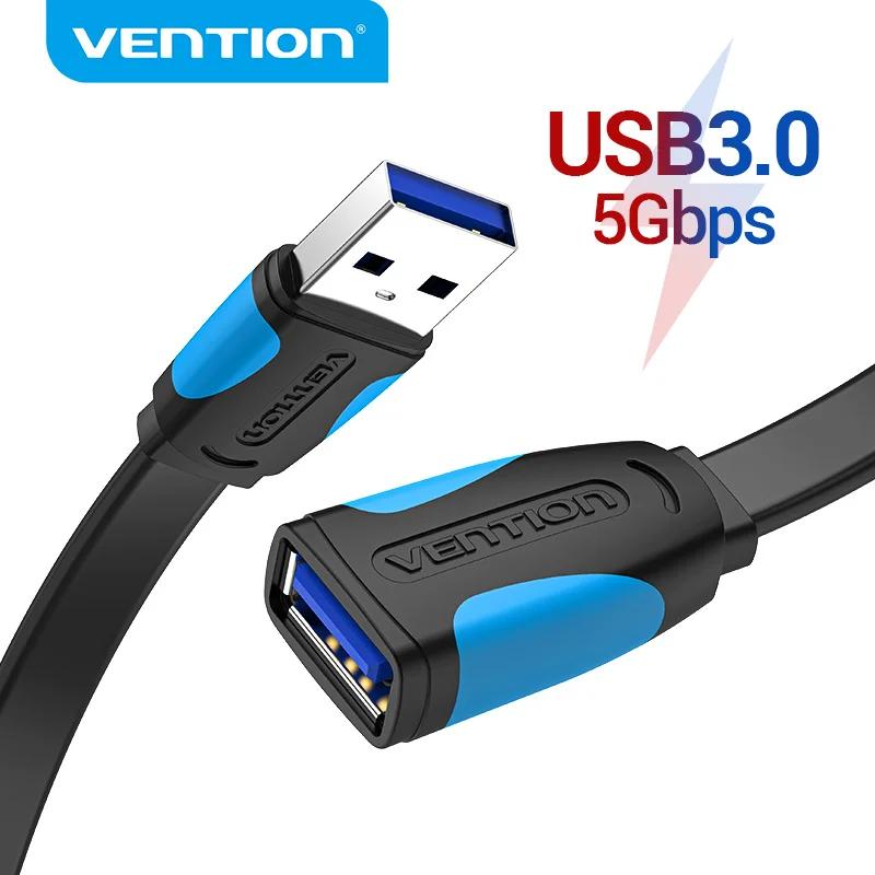 Vention usbケーブルusb 3.0 2.0男性女性に延長ケーブルusb 3.0データコードスマートテレビpcのssd usb 2.0ケーブルエクステンダー