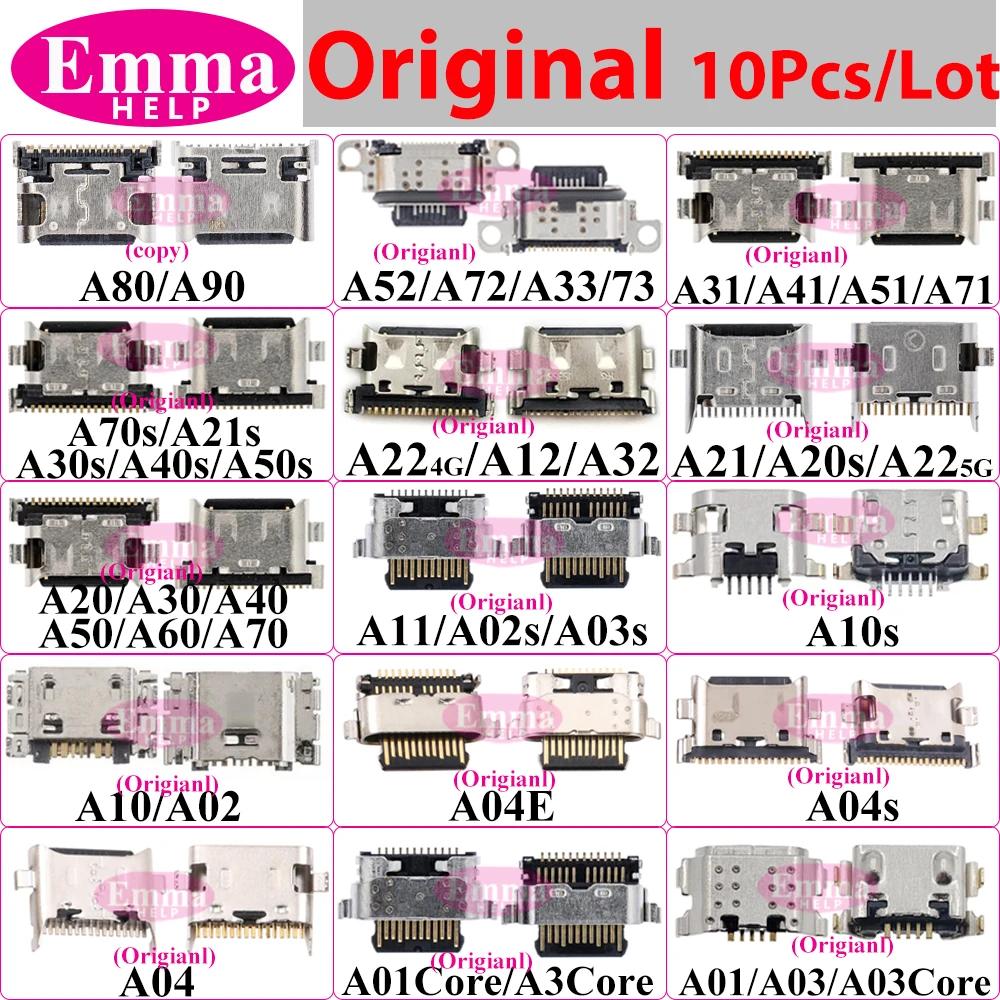 Samsung 用オリジナル充電ポート 10 個 A12 A21s A11 A01Core A02s A03s A04s A04e A10s A20s A30s A50s A70s A22 A32 5G A31 A21 A51 A71 A70 A50 A32 A52 A72  A シリーズ Micro USB コネクタ コネクタ充電ピン タイプ C 交換品